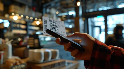 QR Code Payment: Scan the QR Code on the invoice to pay via mobile. Referring to contactless payments