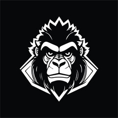  Gorilla illustration design