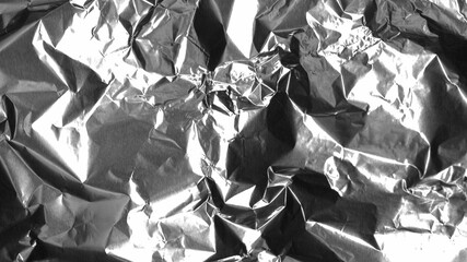 Abstract Aluminum Foil Texture