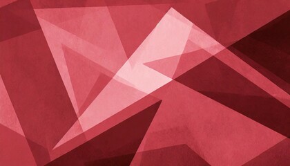 abstract red background triangle design with layers of pink geometric shapes in modern textured pattern business or website background layouts