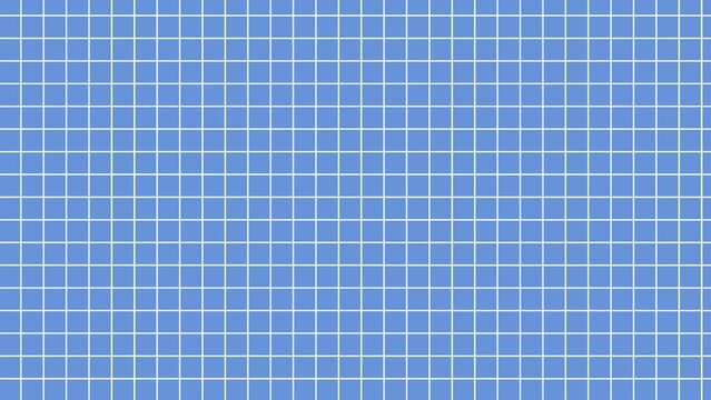 Motion background with grid design of a blueprint