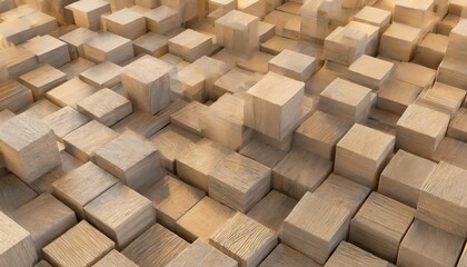 wood cube stack background wooden cubes or blocks randomly shifted the surface background texture