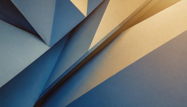blue abstract background design texture detail on geometric layered triangle shapes rectangle banner or blue paper in abstract modern art business pattern for product or creative website