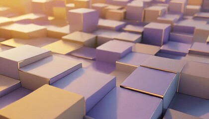 blue and purple blocks abstract background