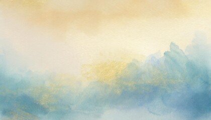 ombre blue watercolor texture paper background - obrazy, fototapety, plakaty