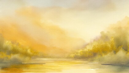 abstract yellow watercolor background