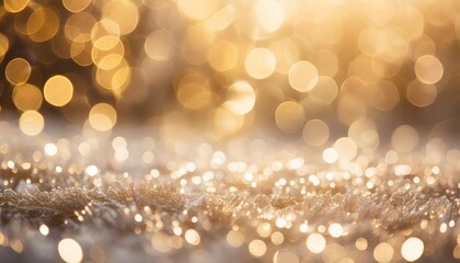 silver glitter christmas abstract bokeh background
