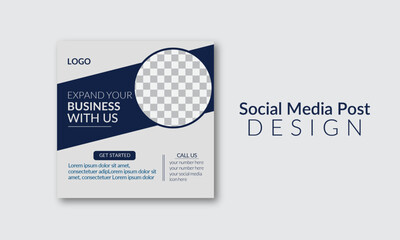  Eye catching social media post design for business natural food cosmetic product as well as business advertisement with organic background and this is modern creative and unique design