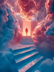 Abwaschbare Fototapete Stairway to heaven  © Swordox