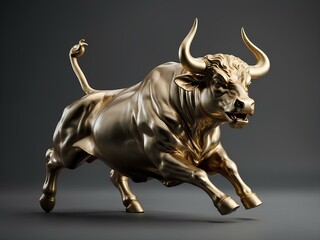 Bull statue, bull market, chasing the bull market