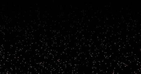 Light dots on a black background. Abstract wallpaper.