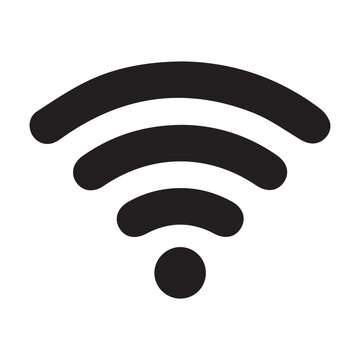 recommend clip art: Collection of stock vector images depicting symbols and icons related to wireless Wi-Fi connectivity, including Wifi signal symbols and an internet connection, that enable remote internet access.