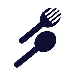 spoon, fork, table spoon, Fork and spoon icon