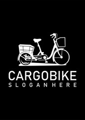 electric cargo bike illustration premium vector image	