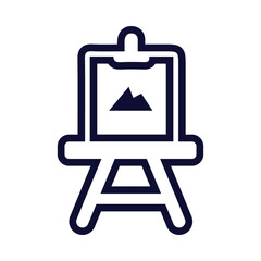 Easel, board, paint board, paint, drawing, drawings, easel icon