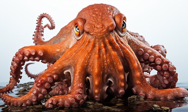Octopus Sitting in Water