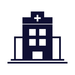 Fototapeta premium Medical, building, Plus, sign, hospital, clinic, medical building, hospital building icon
