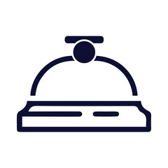 Bell, hotel, ring, alarm, sound, hotel bell icon
