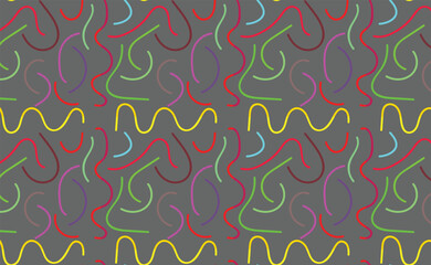 seamless Pattern Design with Lines 