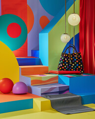 Colorful Room with Toys and Furniture