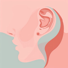Human Ear: Abstract Vector Representation