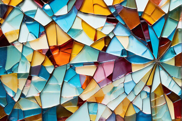abstract background colored broken glass