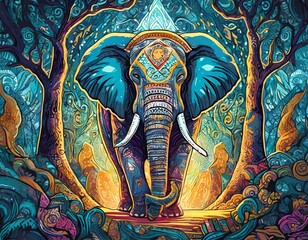 animal, spirit, shamanism, personal, companion, animal form, loyal, personal companion, loyal companion, elephant