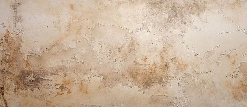 A close up of a dirty wall with a marble texture, featuring shades of brown, beige, and limestone. The pattern resembles wood flooring with a hardwood look, giving it a historic feel