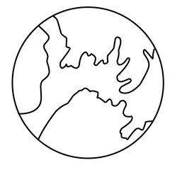 Earth Icon, Globe, World Icon 