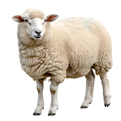Sheep on transparent background 