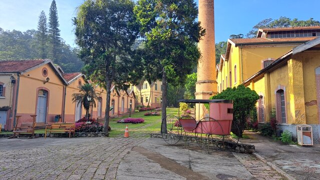 Uma linda paisagem da Brasital, antiga ind&uacute;stria e atra&ccedil;&atilde;o tur&iacute;stica da cidade de S&atilde;o Roque, Brasil