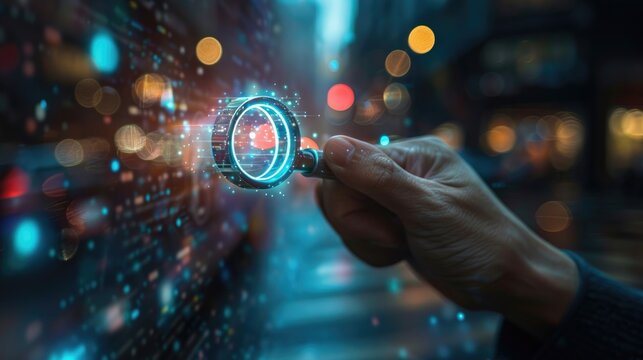 Search bar, online navigation, efficiently search and explore information on websites, apps and digital platforms, touch screen searching engine icon