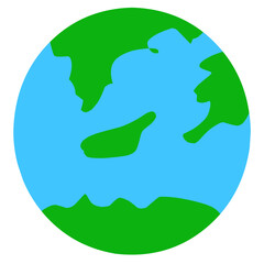 Earth Vector Ilustration, Earth Globes Icon