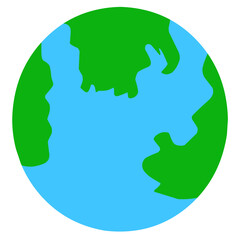 Earth Vector Ilustration, Earth Globes Icon