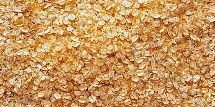 Organic Cereal Texture Closeup
