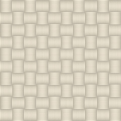 Seamless background of basket weaving. Graphic surface design. Vector illustration.