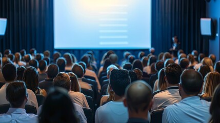crowd of people at the office meting