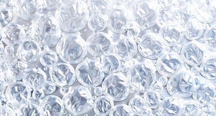 plastic bubble air wrap circles