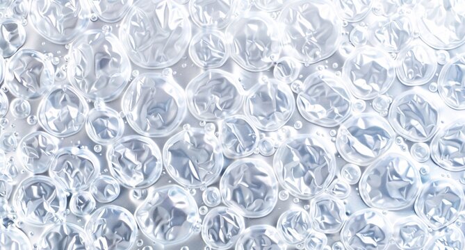 plastic bubble air wrap circles