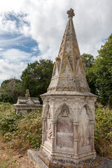 The grave of Sir John Somner Sedley, Baronet of Morley Hall who died 21st February 1829, in the...
