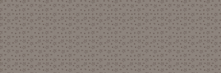 Hand Drawn Stars Seamless Pattern - 3 Sizes - Dark