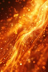 A close-up view of a vibrant yellow light shining brightly