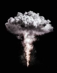 nuclear explosion mushroom cloud - obrazy, fototapety, plakaty