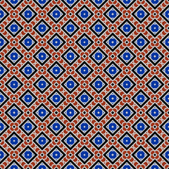 Multi color seamless abstract pattern. Background and backdrop. Multi Colored. Colorful ornamental design. Colored mosaic ornaments. Vector graphic illustration.