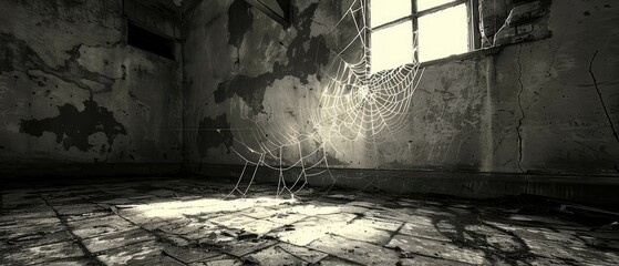 Thorough Inspection of Hidden Attic Corners: Hyper-realistic Cobweb in the Rule of Thirds
