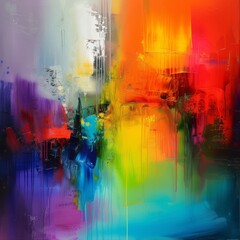 Fototapeta na wymiar Stunning Abstract Artwork: Vibrant and Captivating Colors Prevail