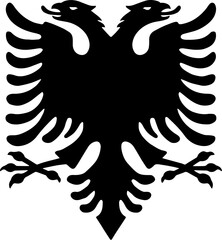 albania double headed eagle symbol