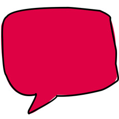 Empty comic collection trendy colored cloud pop art vector