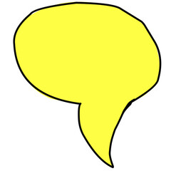 Empty comic collection trendy colored cloud pop art vector