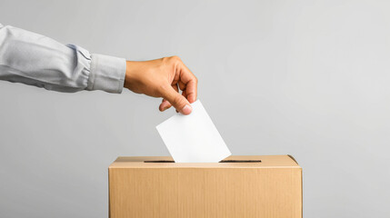 Anonymous Voting Process with Ballot Box and Paper Ballot